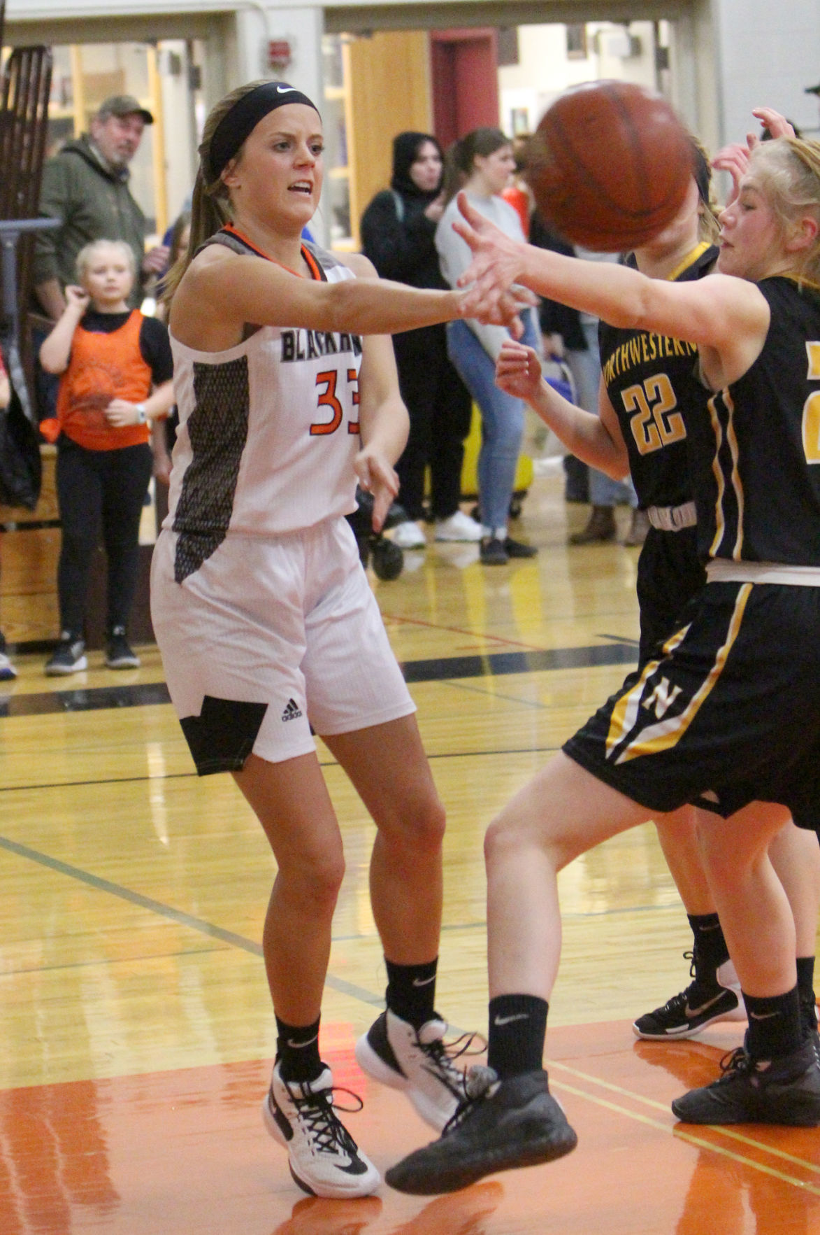 Northwestern at Bloomer girls basketball 2-7-20